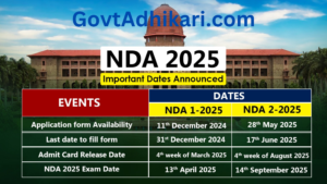 UPSC NDA I 2025