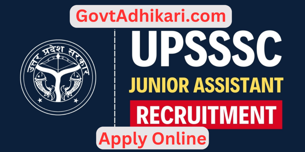 UPSSSC Junior Assistant Recruitment 2024