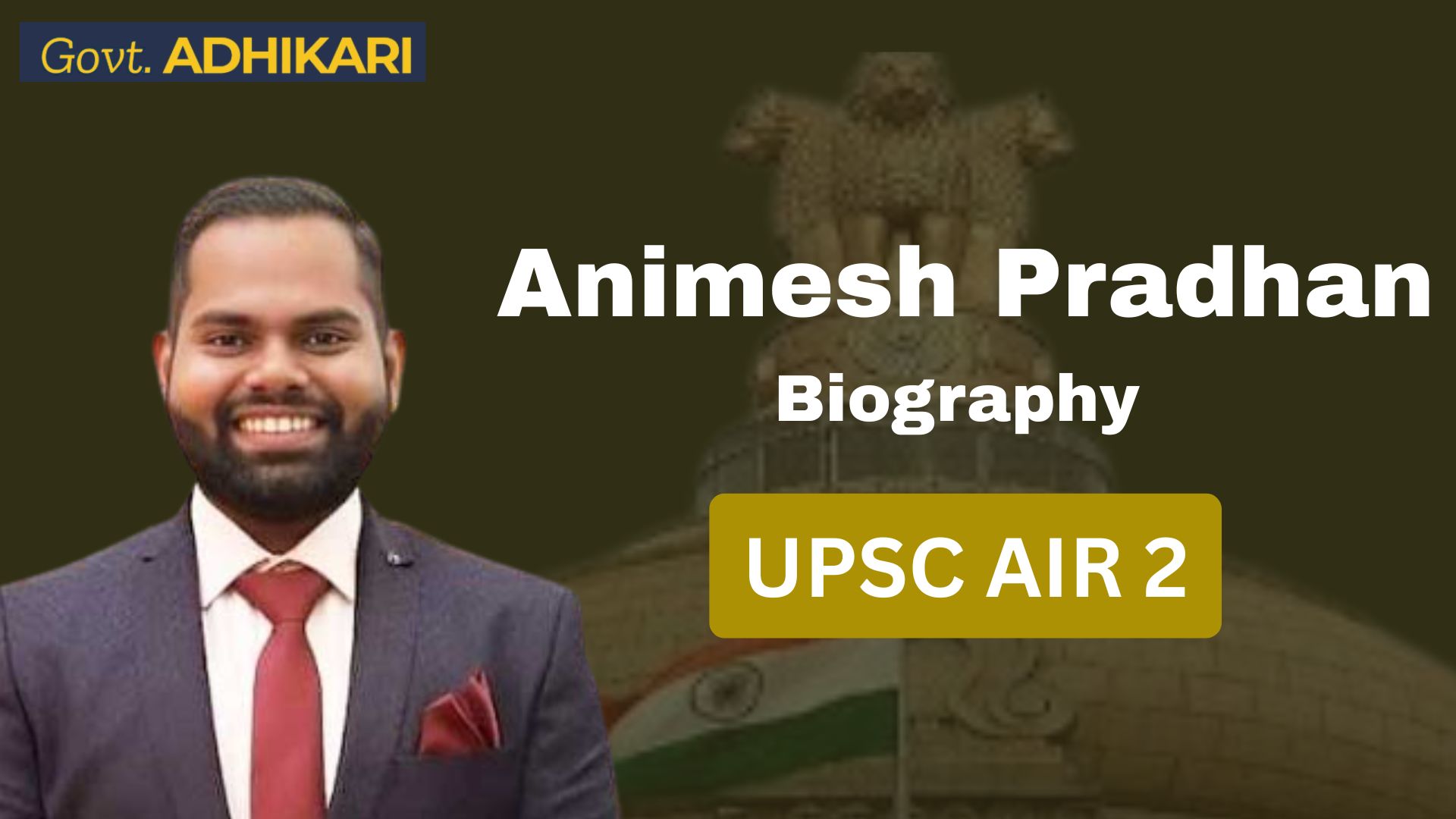 Animesh Pradhan Biography