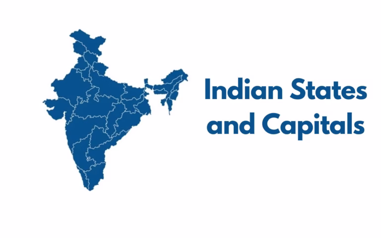 Indian States and Capitals