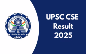 UPSC CSE Result 2025