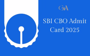 SBI CBO Admit Card 2025