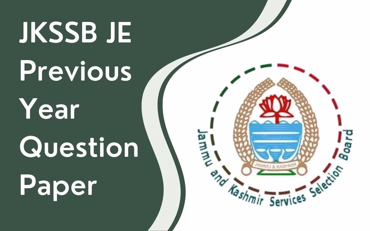 JKSSB JE Previous Year Question Papers