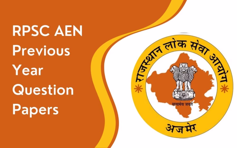 RPSC AEN Previous Year Question Papers 