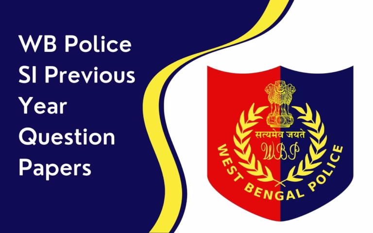 WB Police SI Previous Year Question Papers