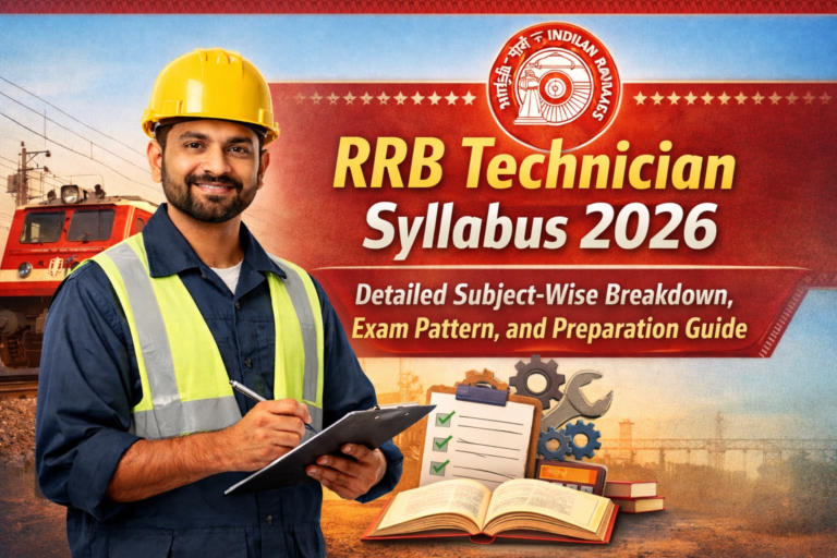 RRB TECHNICIAN SYLLABUS