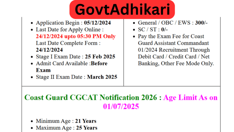 indian coast guard assistant commandant